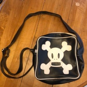 Vintage Paul Frank Scully Messenger sling purse.